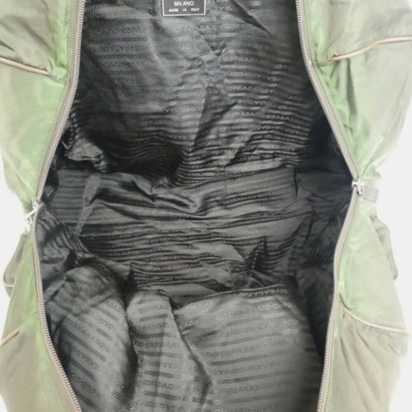 PRADA extra large Boston travel bag Nylon Leather - Picture 2 of 8